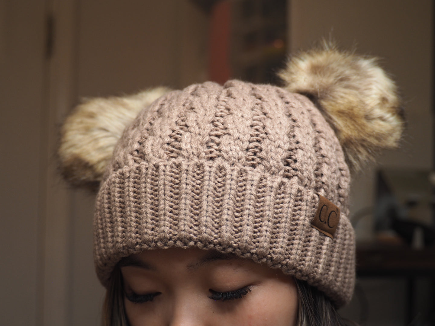 Double Pom Beanie -  ADULT